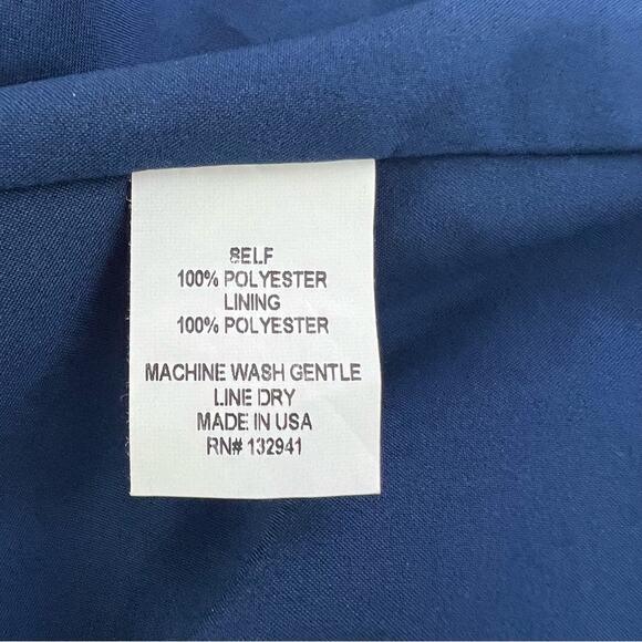 Amanda Uprichard Blue Ruffle Halter Mini Dress Size Small - Picture 10 of 11